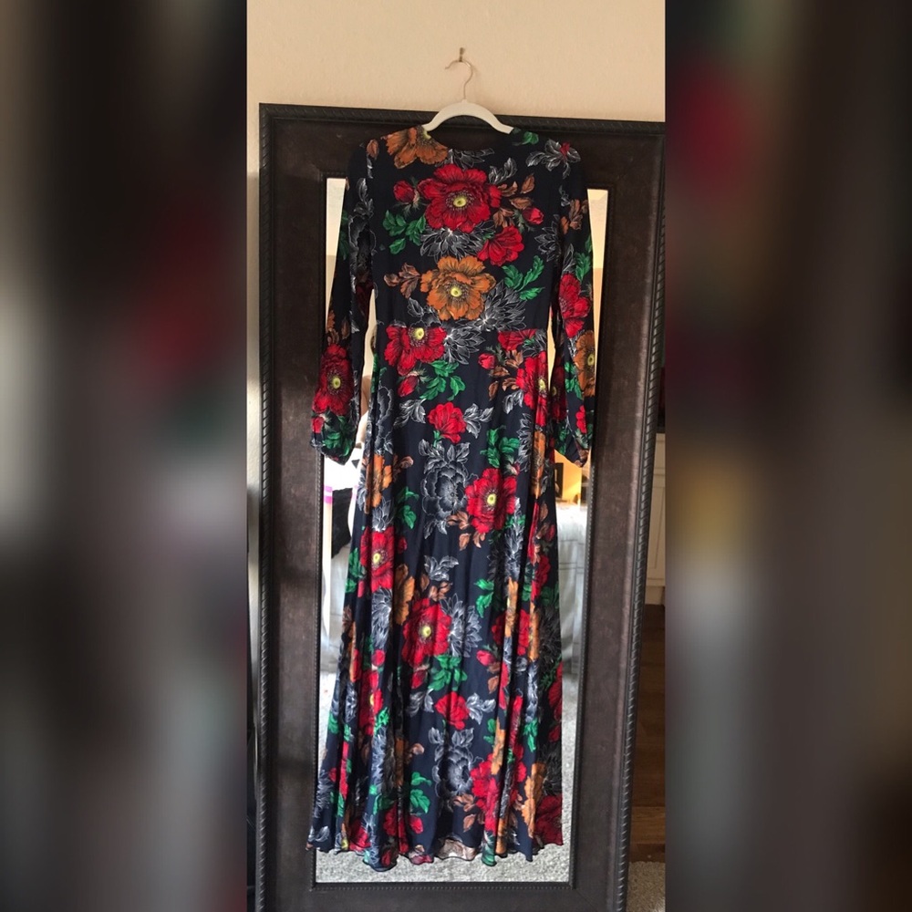 Tea Rose Vici long sleeve Maxi NWT - Picture 7 of 8